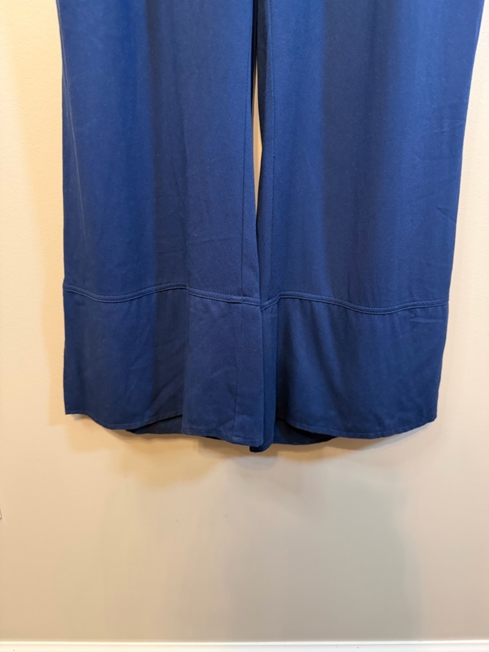 Frye Navy Drawstring Collared Jumpsuit - Picture 2 of 9